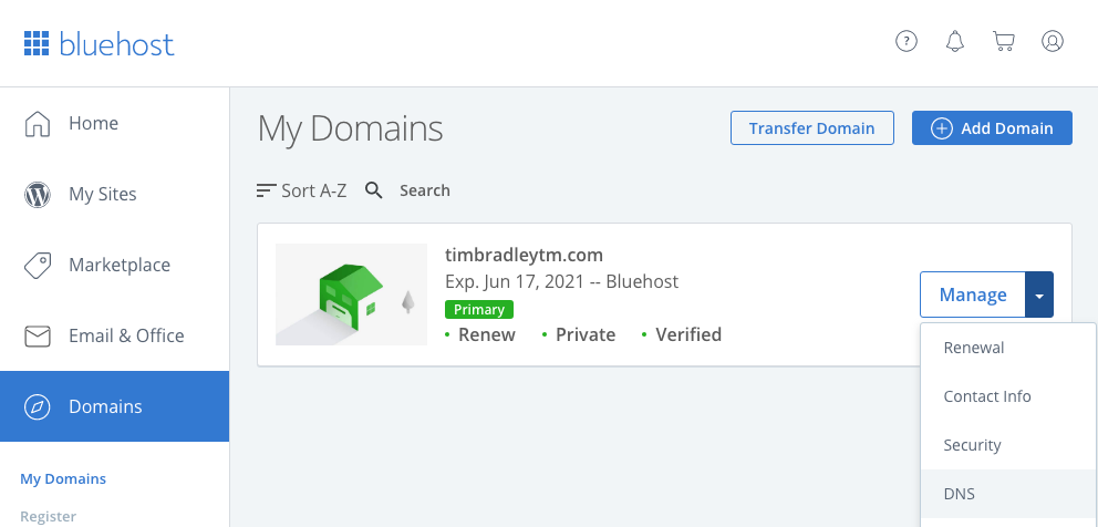My Domains