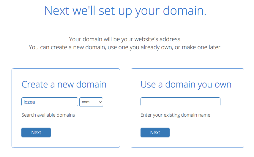 set up your domain